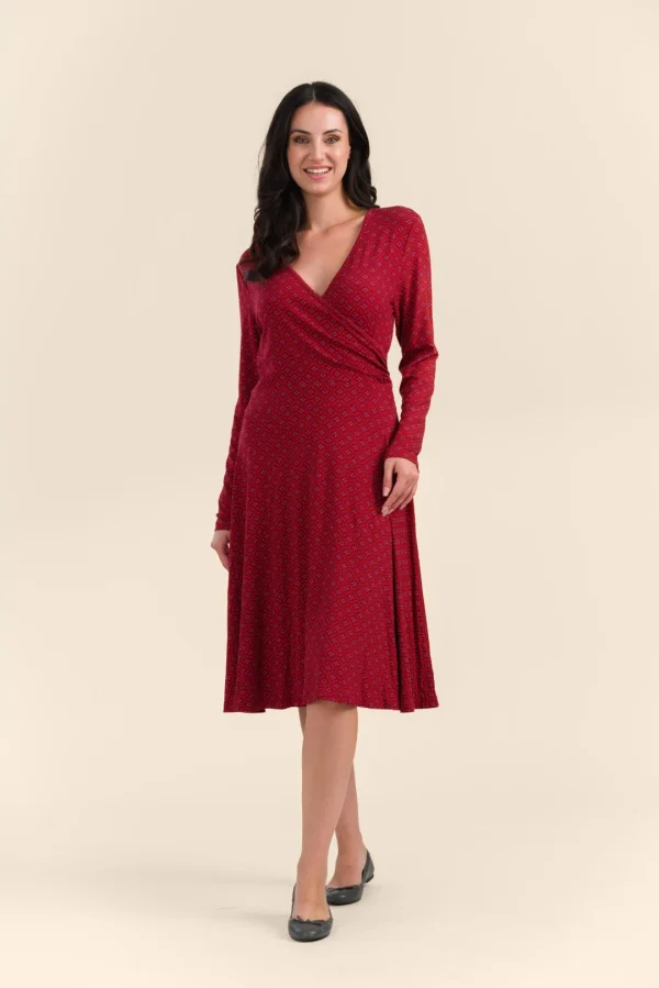 Daisey Dress Jersey lisbon red