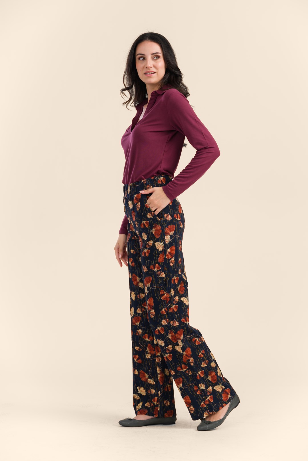 Hailey Trousers Sweat ginkgo - Image 3