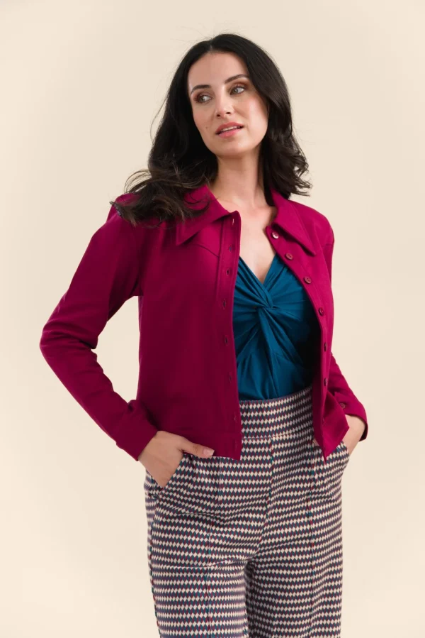 Jacky Punto di Roma Interlock bordeaux