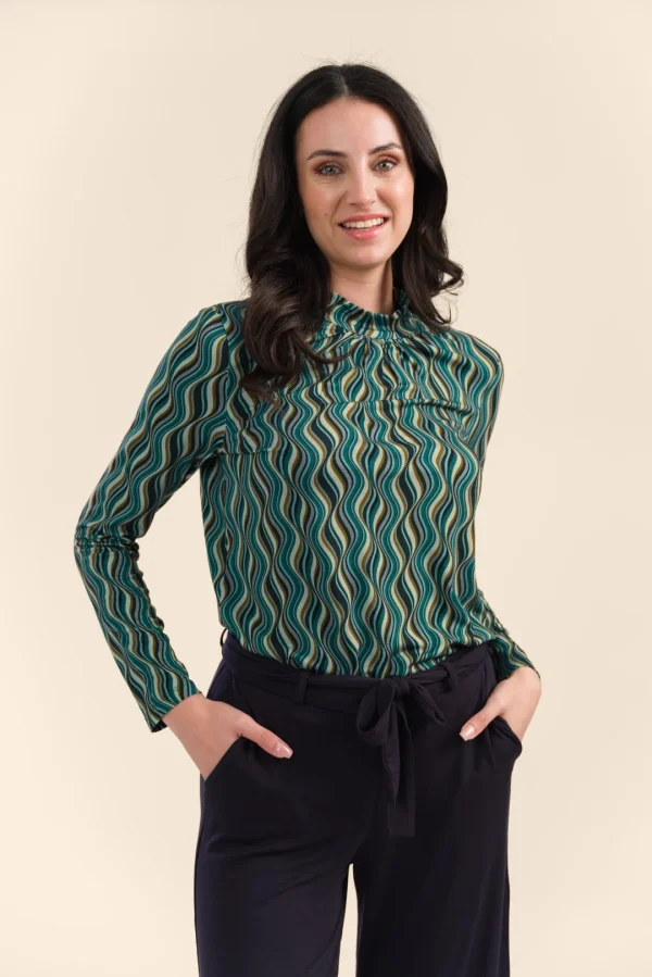 Lola Top Jersey Glaze green