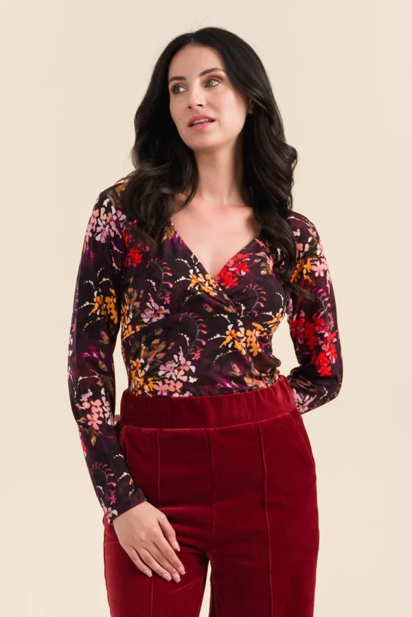 Monroe Top Long Sleeve Jersey autumn flower