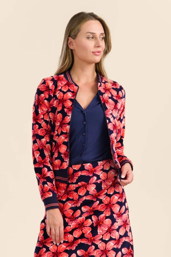 Nora Bomber Jacket Velours sintra