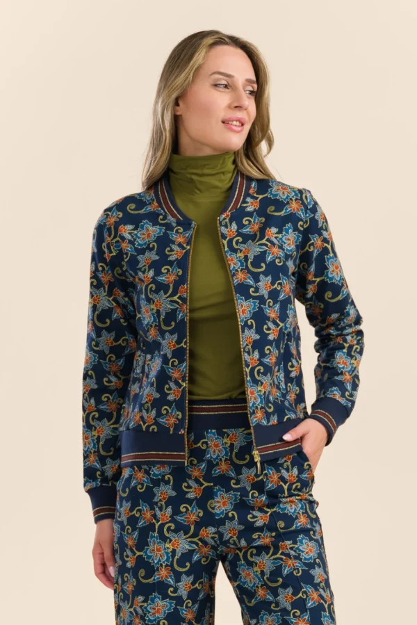 Nora Bomber Jacket Sweat royal