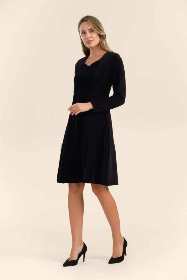Sandra Dress plain black