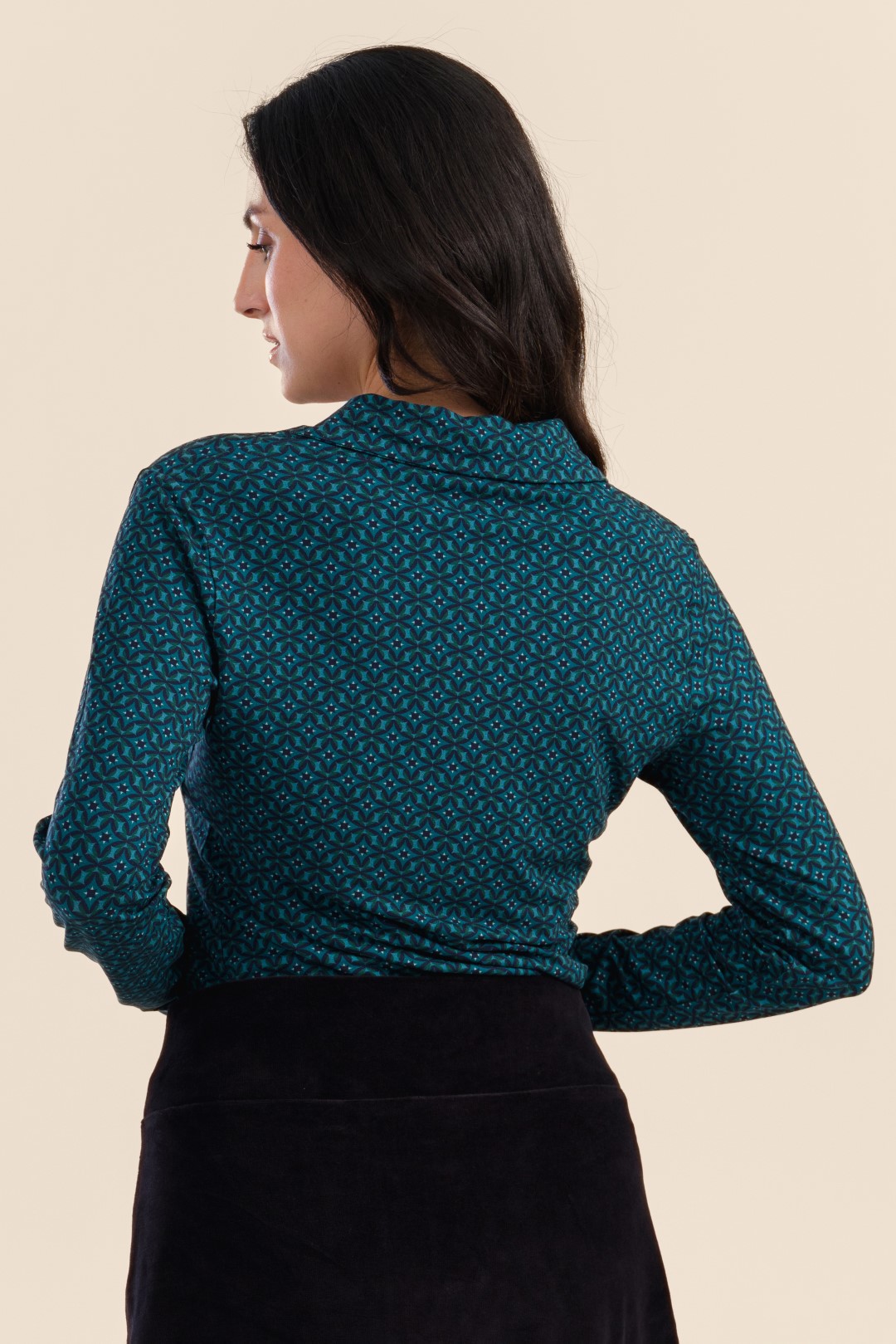 Suzy Top Long sleeve Jersey lisbon blue - Image 2