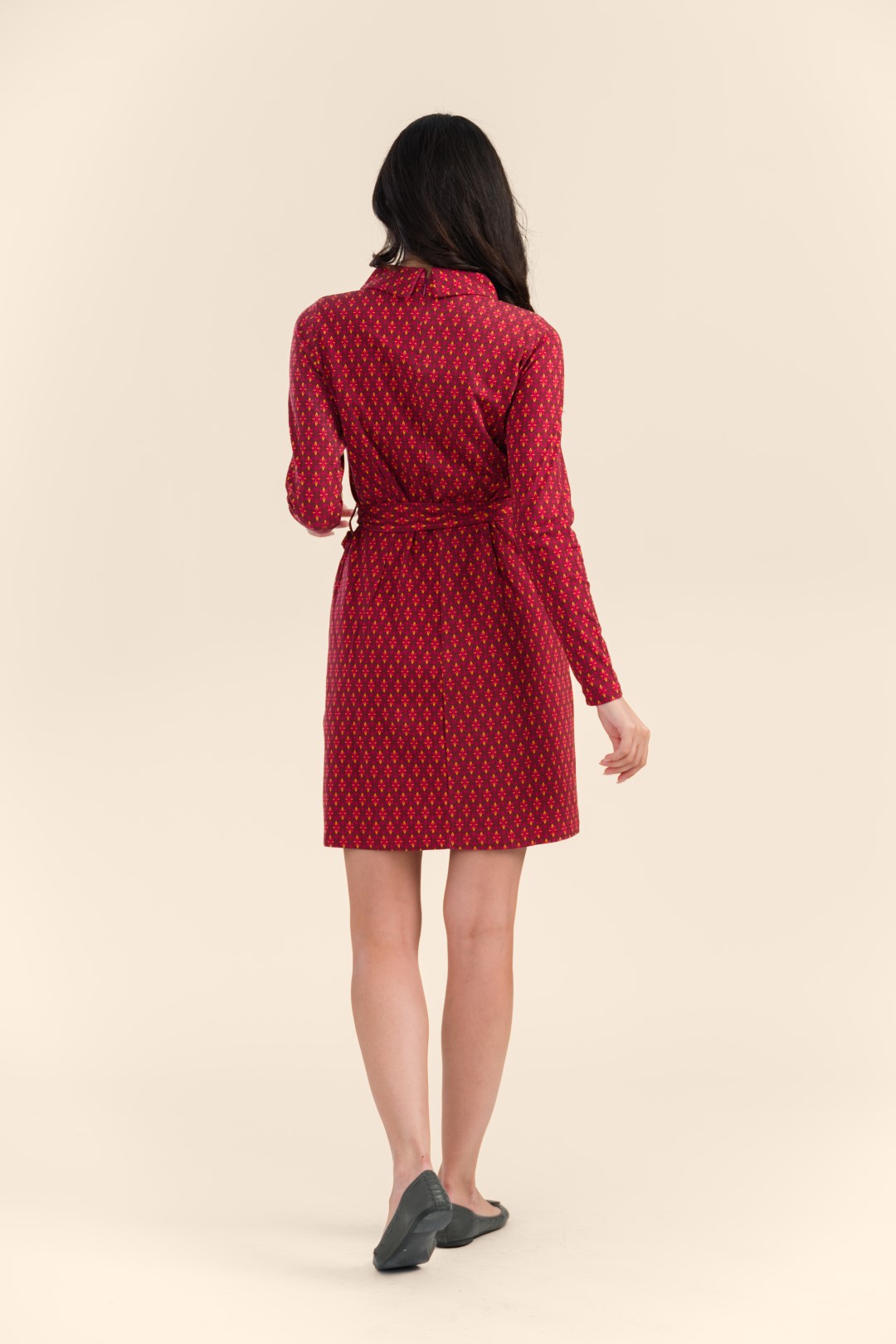 Tess Dress Jersey porto red - Image 2