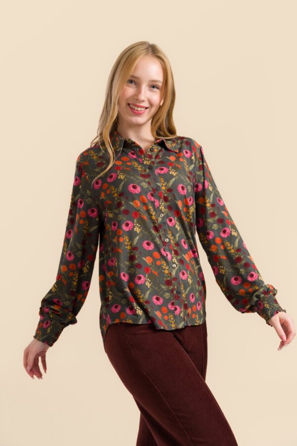 AMY BLOUSE WILD WINTER FIELD