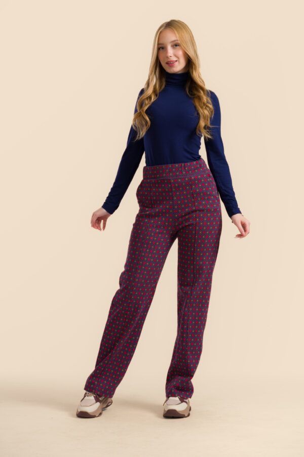 HAILEY TROUSERS JACQUARD HEARTS