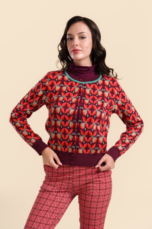 KNITWEAR CARDIGAN PORT TILES