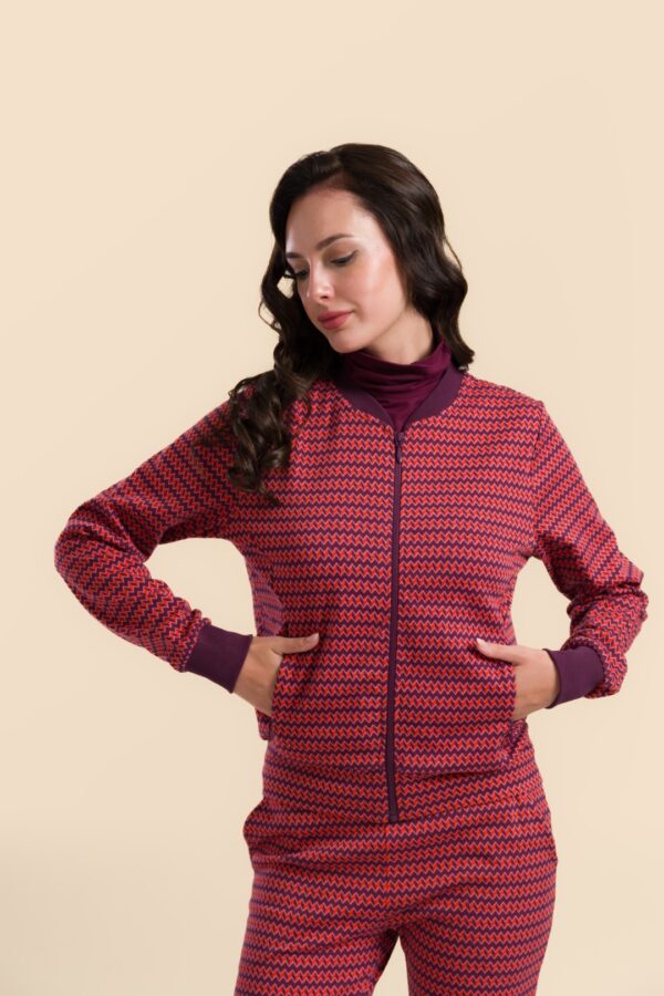 NORA BOMBER JACKET JACQUARD