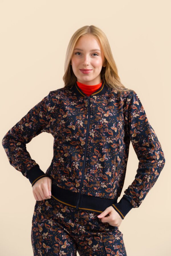 NORA BOMBER JACKET PAISLEY