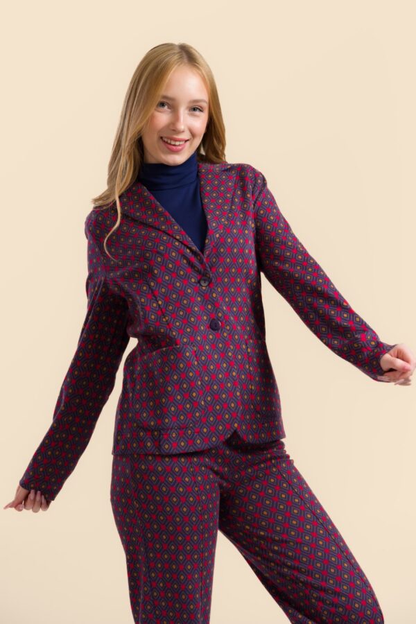 NOVA BLAZER JACQUARD HEARTS
