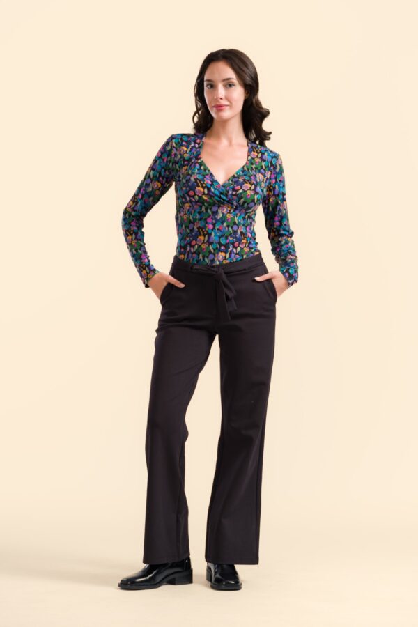 SUE TROUSERS PUNTA DI ROMA BLACK