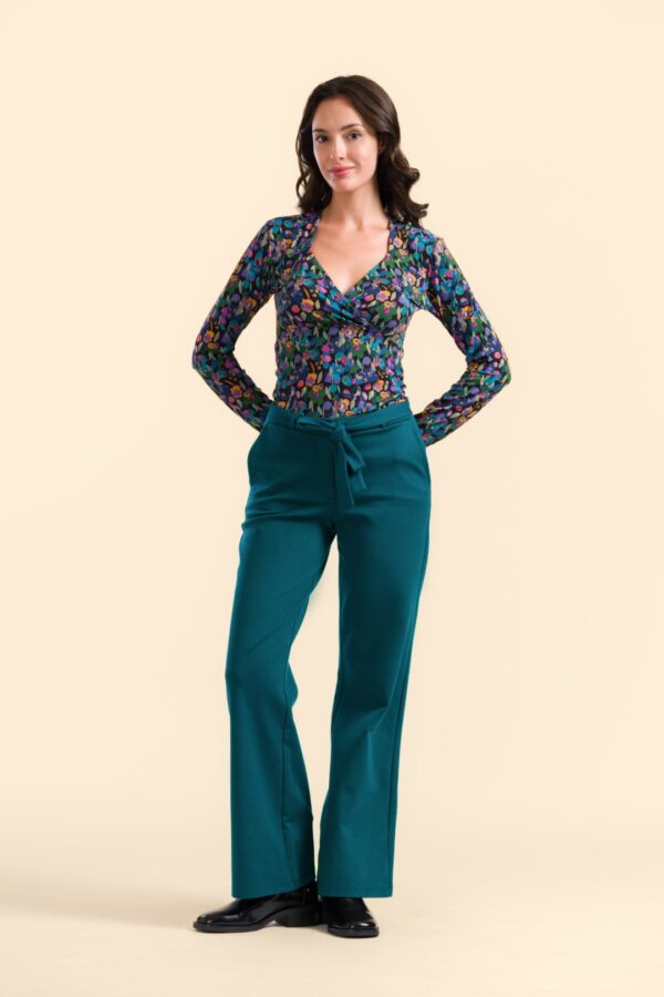 SUE TROUSERS PUNTA DI ROMA PETROL