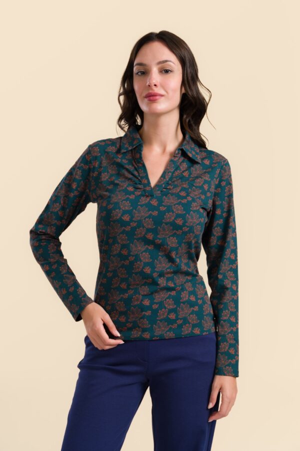 SUZY TOP LONG SLEEVE LOTUS