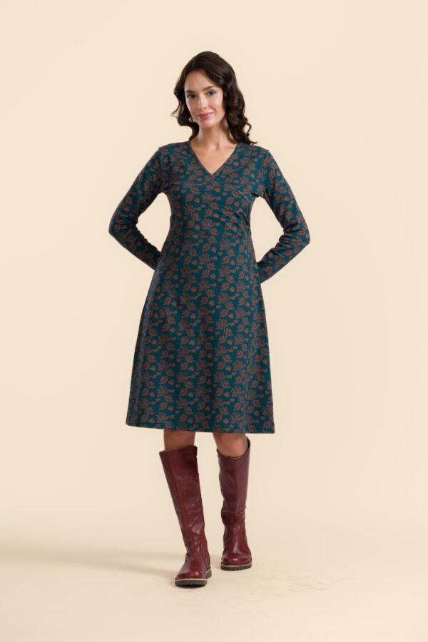 CHRISSY CROSS DRESS LOTUS