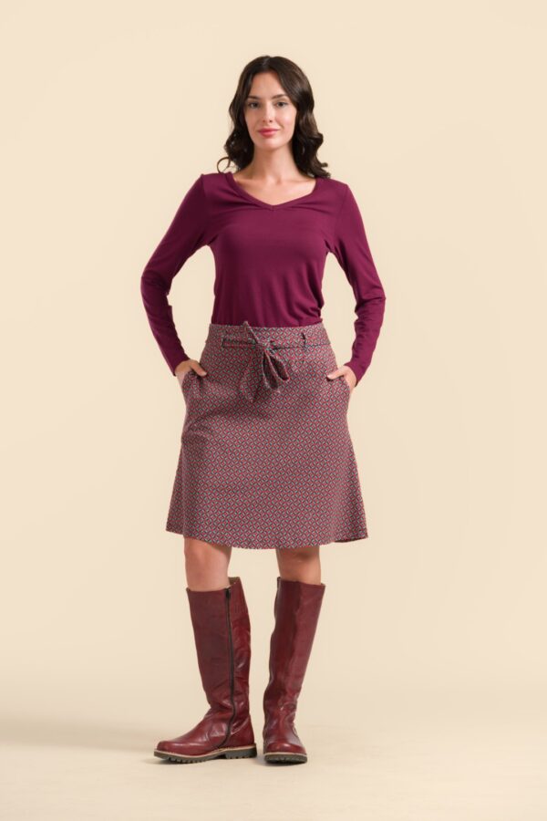 DEMI SKIRT GRAPHIC MILL